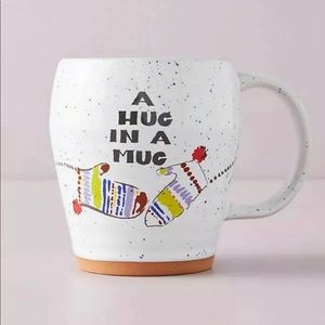 NWT “Hug In A Mug” Anthropologie Winter Mug